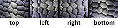 Normal map generator photo lighting setup